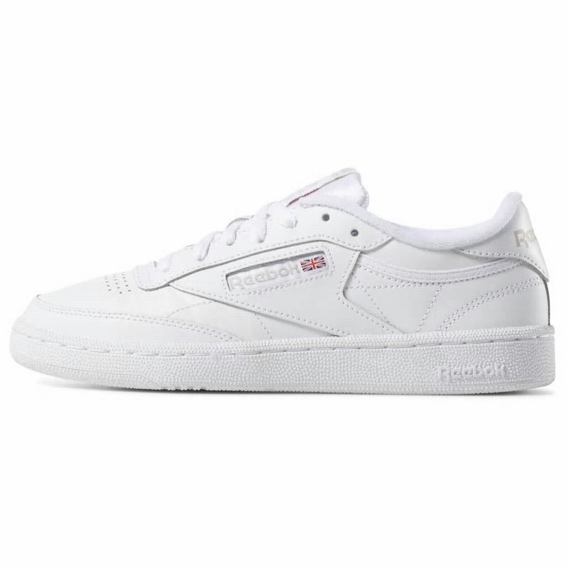 Reebok Club C 85 Tenisky Damske - Biele/Svetlo Siva WQ3998CI